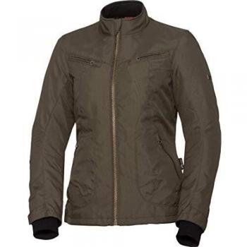 IXS Classic Urban-ST - Chaqueta de motorista para mujer, color verde oliva, talla L