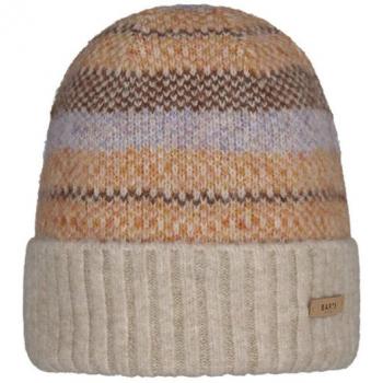 Gorro de invierno Barts Shari Beanie color marrón claro, tejido suave, diseño cómodo y moderno, ideal para climas fríos
