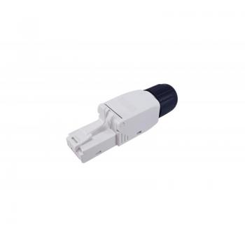 Conector EQUIP RJ45 Cat.6 Kit 5 Negro/Blanco (EQ121161)