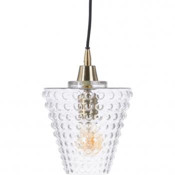 Lámpara de Techo Cristal Metal 20 x 20 x 27 cm - Diseño Elegante