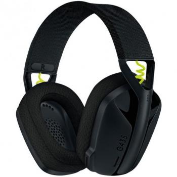 Logitech G435 LIGHTSPEED Wireless Gaming Headset - Black/Neon Yellow