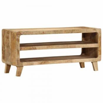 Solid Wood Rough Mango TV Cabinet 105x46x32 cm