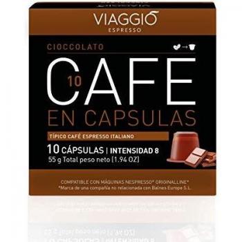 VIAGGIO ESPRESSO - 60 Cápsulas de Café Compatibles con Máquinas Nespresso - CIOCCOLATO