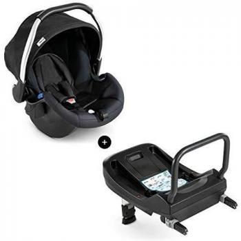 Silla de Auto Grupo 0+ Hauck Comfort Fix con Base Isofix - Negra