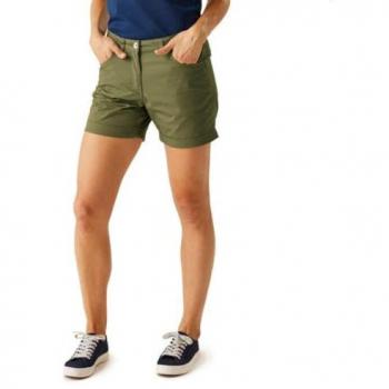 Regatta Women's Pemma Casual Chino Shorts, Four Leaf Clover, Size 12