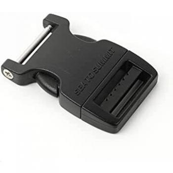 Sea To Summit Unisex's 1 Pin Field Repair Side Release Buckle-Black, 25 mm