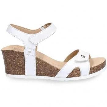 Sandalia Panama Jack Julia Basics B3 Taupe con Cierre Autoadherente y Plantilla Acolchada