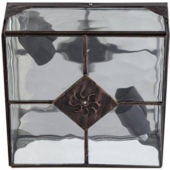 Mi Lampara - Plafon Estepa Cobre 2xe27 25x25x11