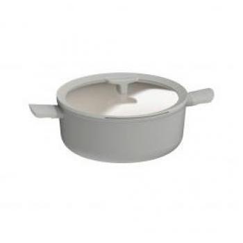 BergHOFF 28cm Non-Stick Ceramic Cooking Pot with Lid - Balance Moonmist