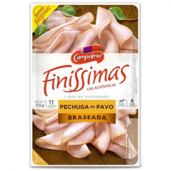 Pechuga de Pavo Braseado Finissimas 115g