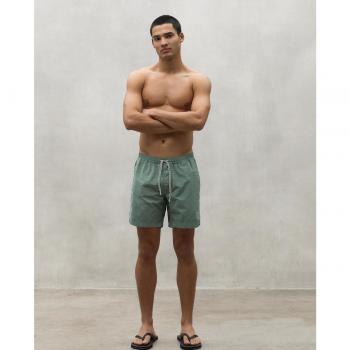 Bañador Bermuda de Hombre Lanaia Verde con Cintura Elástica y Cordones Ajustables