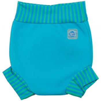 Splash About Happy Nappy - Pañal de natación para niños de 24+ meses, color turquesa / azul lago
