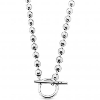 UNO de 50 Long Chain Necklace - Silver Plated Metal Alloy from China Collection