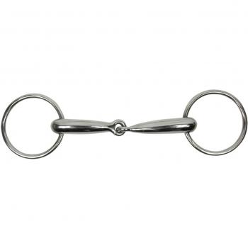 Ultrasport - Bocado para caballos de hípica, tamaño 12,5 UK, color plateado