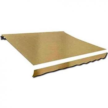 vidaXL Awning Top Sunshade Canvas Cream 350x250 cm