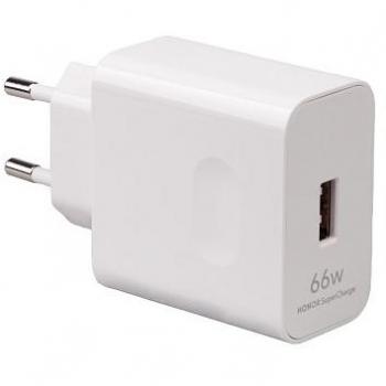 Cargador Honor SuperCharge de 66W con Cable USB-A a USB-C Blanco