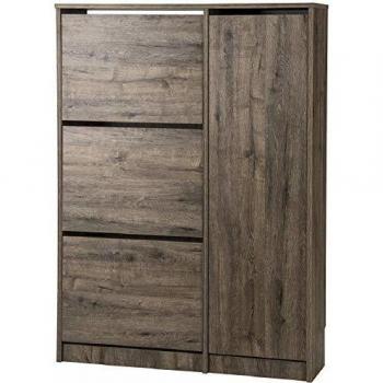 Mueble Zapatero Tigris 55AB Roble Puccini con Diseño Elegante y Funcional