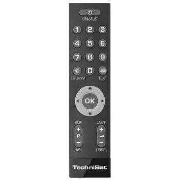 Mando a Distancia TechniSat IsiZapper para Personas Mayores, Color Negro