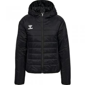Hummel Hmlgo Quilted Hood Jacket Woman - Chaqueta con Cremallera, Negro, Large