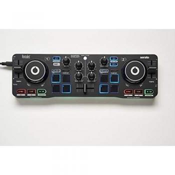 Hercules DJControl Starlight – Portable USB DJ Controller - 2 tracks with 8 pads