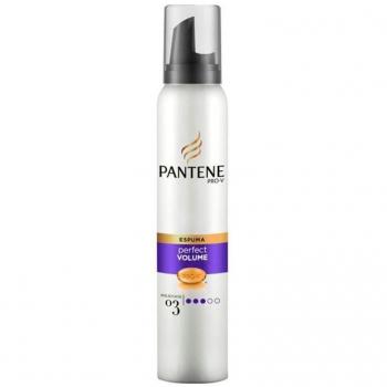 Espuma Pantene Volumen Perfecto para dar cuerpo y nutrición al cabello de 200ml