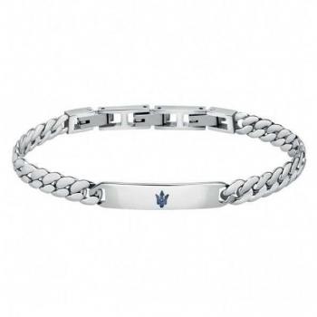 Pulsera de Hombre Maserati Jewels de Acero Inoxidable con IP Azul - JM222AVD05