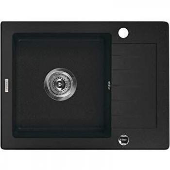 Deante ZQZ 211A - Fregadero de cocina hecho de granito con un solo cuenco Zorba 211A-grafito