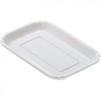 Bandeja Pastelera de Melamina Blanca 17,5 x 11 cm