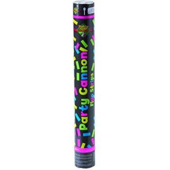 Generique - Cañón confetis 40 cm Fluo