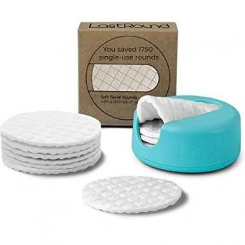 LastRound Reusable Cotton Pads by LastObject - Eco Friendly Alternative to Single Use Cotton Rounds - Consists of 7 Reusable Makeup Remover Pads - Made in Denmark
