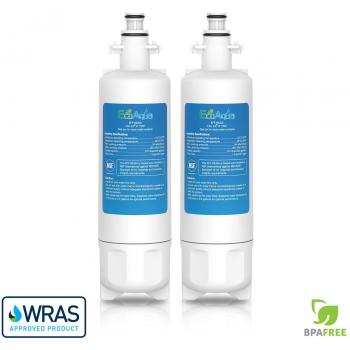 EcoAqua EFF-6032B Filtro de hielo y agua para frigoríficos Panasonic NR-BG53V2, NR-BG53VW2, NR-B53V1, NR-B53V1-WB, NR-B53V1-X1