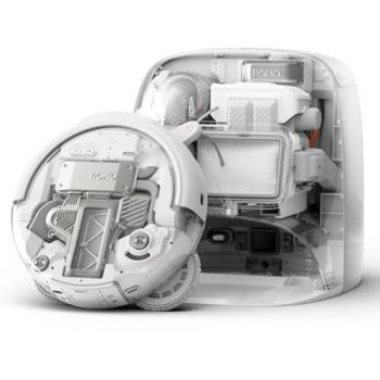 Robot Aspirador y Fregasuelos DJI Romo P - Diseño Transparente - 25,000 Pa - Detección Milimétrica - 200 Días Sin Mantenimiento