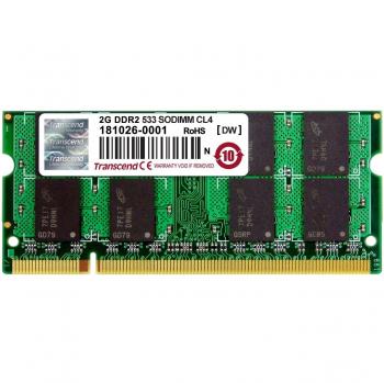 Transcend 2GB DDR2-533 SO-DIMM - Memoria RAM de 2 GB