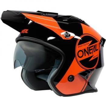 Casco de trial O'Neal Volt Corp Negro Naranja (XS)