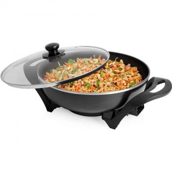 Tristar PZ-9130 Sartén Wok Eléctrico 1500W Negro Acero Inoxidable 4.5 L Número de Programas