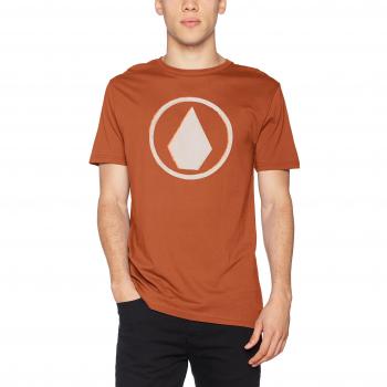 Volcom Burnt BSC SS Camiseta, Hombre, Cobre, S
