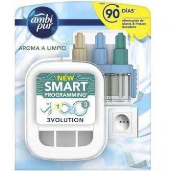 Ambi Pur 3Volution Ambientador Aparato + Recambio Limpio 20ml