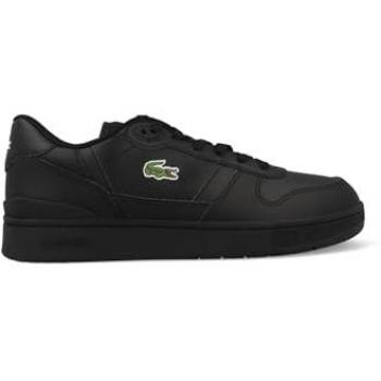 Zapatillas deportivas Lacoste T-Clip Set para hombre en negro puro con tecnología Ortholite - Talla 45