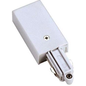 SLV Single-Circuit Track Earth Power Feed Right White