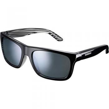 SHIMANO Gafas Mir Y18, Adultos Unisex, BlackLayered w/SmokeSilver