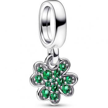 Charm Pandora Trébol de Cuatro Hojas con Circonitas Verdes - 792751C01