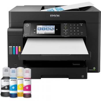 Impresora Multifunción Epson EcoTank ET-16605 A3+ 4 en 1, Inyección de Tinta, 32/22 ppm, ADF 50 hojas, WiFi Direct