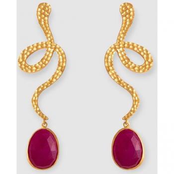 Pendientes Wanderlust Thar Rubí