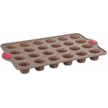 Molde de Silicona Rígido para 30 Cannelés Silitop Gris 33 x 23,7 cm