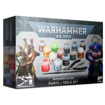 Set de Pinturas y Herramientas Warhammer 40.000