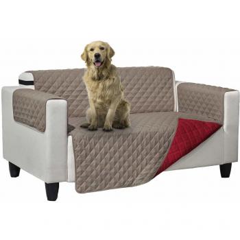 Biancheriaweb - Funda para sillón, Color Gris y Burdeos, 5 Unidades