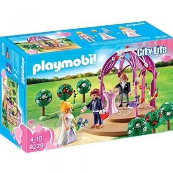 PLAYMOBIL- Pabellón Nupcial con Novios Figura con Accesorios, única