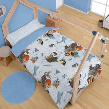 Dúo de funda nórdica Animales - Impresión digital - Cama de 90 cm