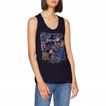 Only Onldina S/l High/Sunshine Top Box Jrs, Camiseta sin Mangas para Mujer, Azul