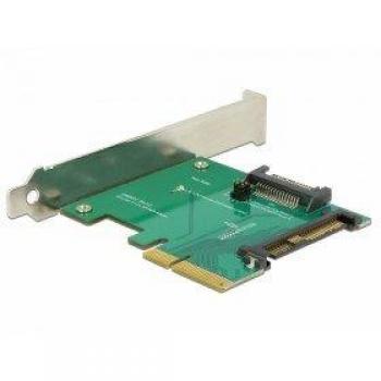 Tarjeta PCIe x4 a U.2 NVMe Interna DeLOCK 89673 con Adaptador SATA